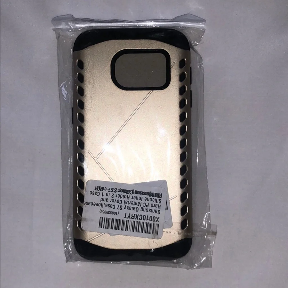New Samsung Galaxy S7 Black Gold Cell Phone Case